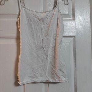 Express white basic tank top